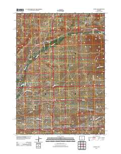 2012 Map of Lysite SE, 2012 Print
