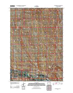 2012 Map of Manderson SE, 2012 Print