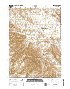 2015 Map of Maneater Creek, 2015 Print