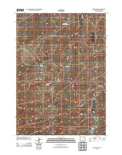 2012 Map of Marsh Draw, 2012 Print