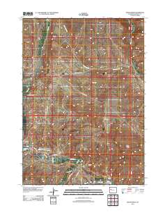 2012 Map of Mason Draw, 2012 Print