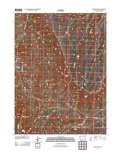 2012 Map of Maxon Ranch, 2012 Print