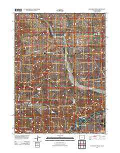 2012 Map of McPherson Springs, 2012 Print