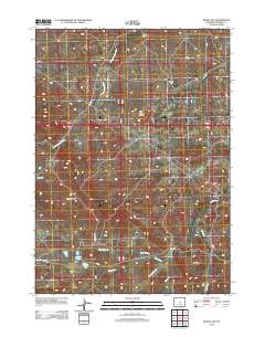 2012 Map of McRae Gap, 2012 Print