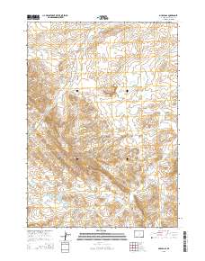2015 Map of McRae Gap, 2015 Print