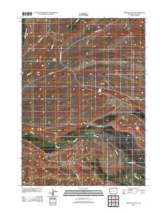 2012 Map of Meadow Canyon, 2012 Print