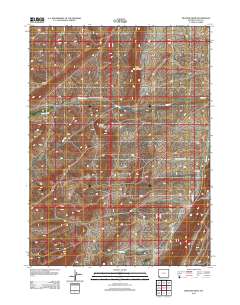 2012 Map of Meadow Draw, 2012 Print