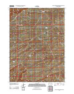 2012 Map of Measel Spring Reservoir, 2012 Print