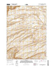 2015 Map of Measel Spring Reservoir, 2015 Print