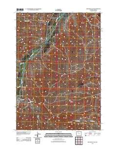 2012 Map of Meeteetse East, 2012 Print