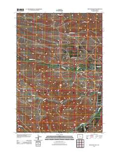 2012 Map of Meeteetse West, 2012 Print