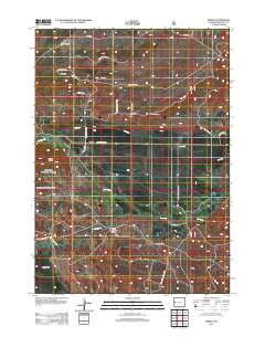 2012 Map of Merna, 2012 Print