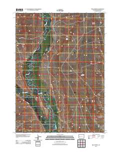 2012 Map of Mesa Spring, 2012 Print
