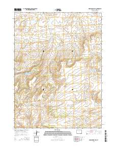 2015 Map of Middlewood Hill, 2015 Print
