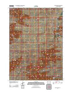 2012 Map of Miller Spring, 2012 Print
