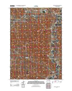 2012 Map of Mitchell Draw, 2012 Print