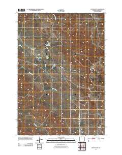 2011 Map of Mitten Butte, 2011 Print