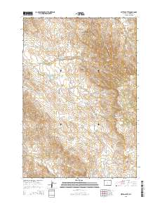 2015 Map of Mitten Butte, 2015 Print