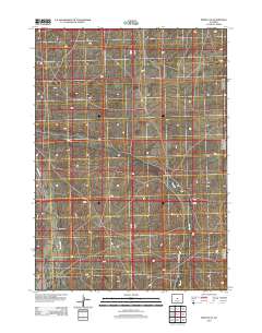 2012 Map of Moneta SE, 2012 Print