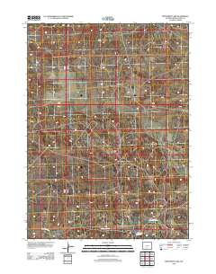 2012 Map of Monument Lake, 2012 Print