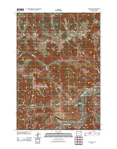 2012 Map of Moore Hill, 2012 Print