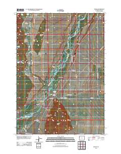2012 Map of Moose, 2012 Print