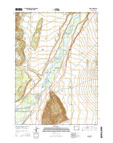 2015 Map of Moose, 2015 Print