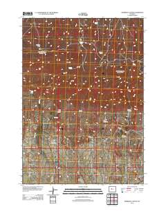 2012 Map of Morrison Canyon, 2012 Print