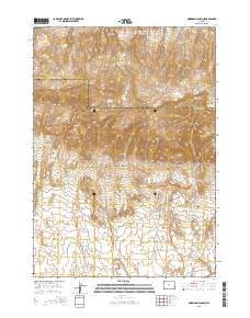 2015 Map of Morrison Canyon, 2015 Print