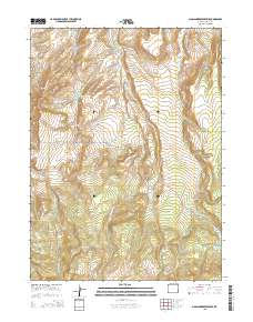 2015 Map of Moslander Reservoir, 2015 Print