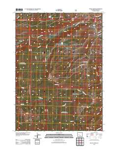 2012 Map of Mount Arter, 2012 Print
