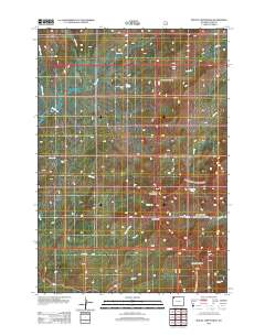 2012 Map of Mount Chittenden, 2012 Print