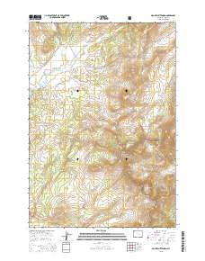 2015 Map of Mount Chittenden, 2015 Print