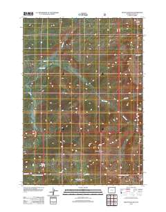 2012 Map of Mount Hancock, 2012 Print