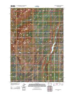 2012 Map of Mount Holmes, 2012 Print