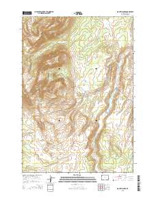 2015 Map of Mount Holmes, 2015 Print