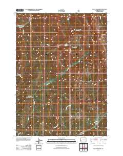 2012 Map of Mount Wagner, 2012 Print