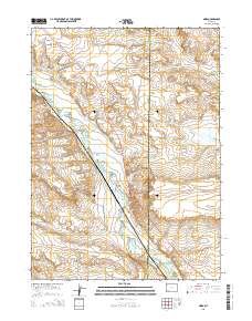 2015 Map of Moxa, 2015 Print
