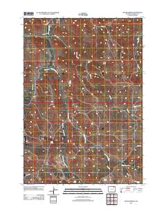 2012 Map of Moyer Springs, 2012 Print