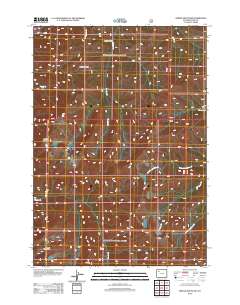 2012 Map of Needle Mountain, 2012 Print