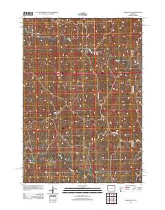 2012 Map of Negro Butte, 2012 Print