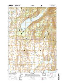 2015 Map of New Fork Lakes, 2015 Print