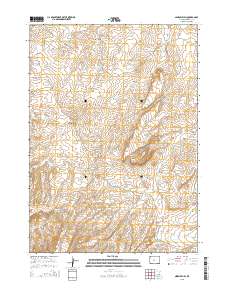 2015 Map of Ninemile Hill, 2015 Print