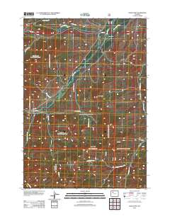 2012 Map of Noon Point, 2012 Print