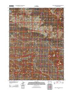 2012 Map of North Table Mountain, 2012 Print