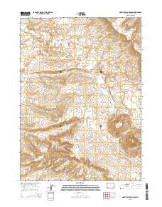 2015 Map of North Table Mountain, 2015 Print