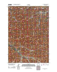 2012 Map of O T O Ranch, 2012 Print