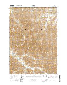 2015 Map of O T O Ranch, 2015 Print