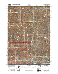 2012 Map of Oat Creek, 2012 Print