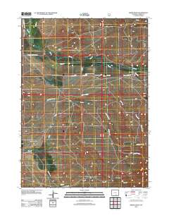 2012 Map of Oberg Ranch, 2012 Print